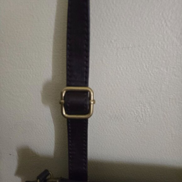 Tignanello 2 Tone Brown Red Leather Crossbody Bag - Picture 4 of 8